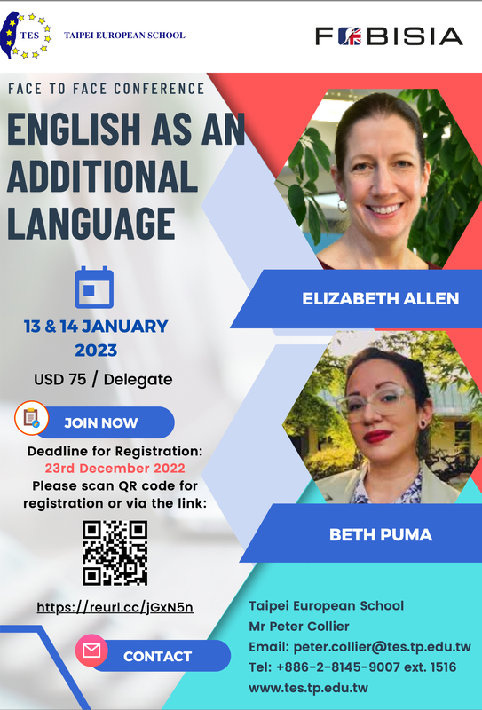 Flyer for EAL Conference in January 13th and 14th in Taipei